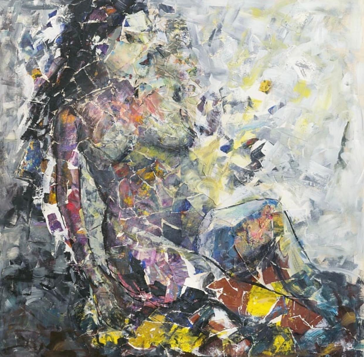 Disintegrated - Painting by Haleh Mashian