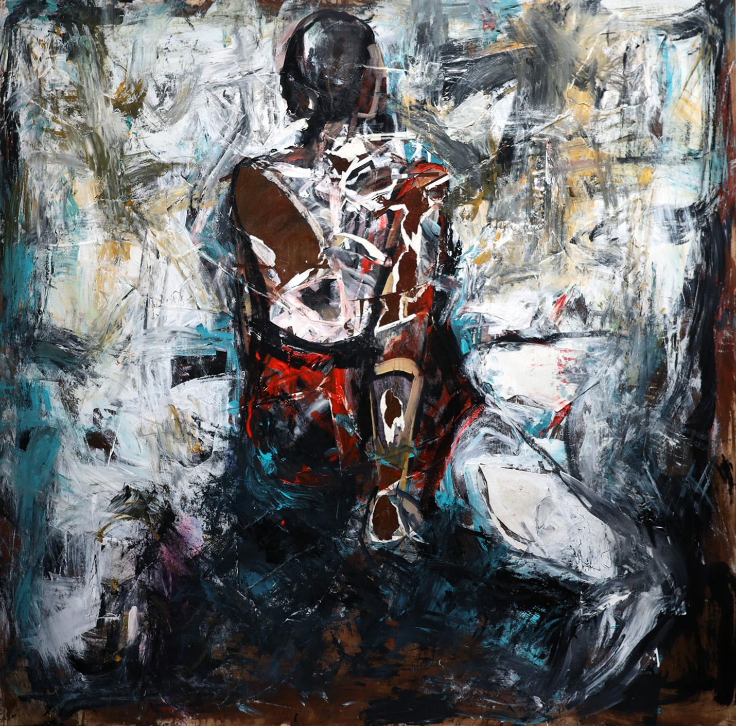 Tribal Rhythm - Mixed Media Art by Haleh Mashian