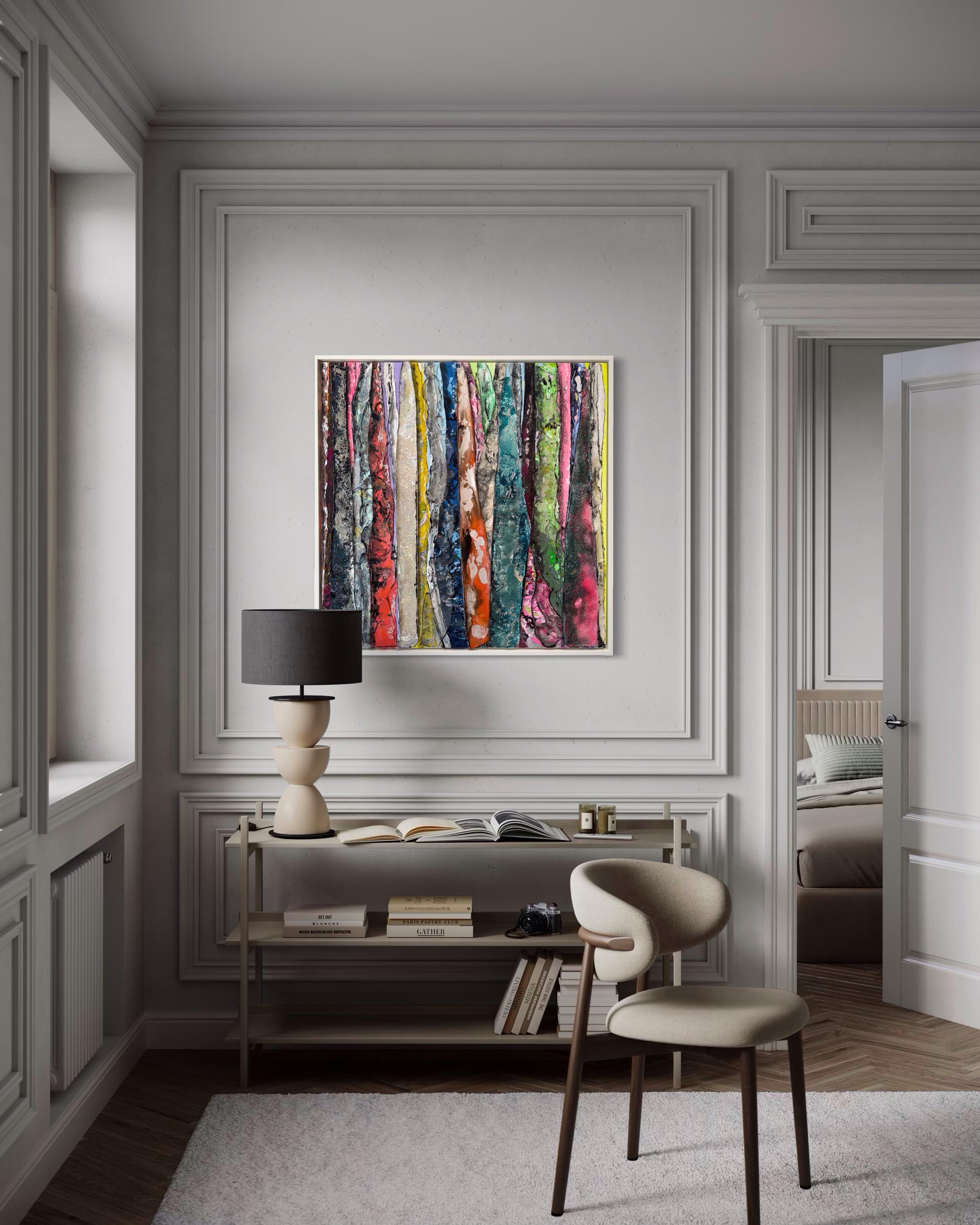 Untamed Stillness - Abstract Mixed Media Art by Haleh Mashian