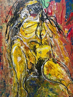 "Benvenuti nel mio mondo"  pittura figurativa satura e astratta a tecnica mista