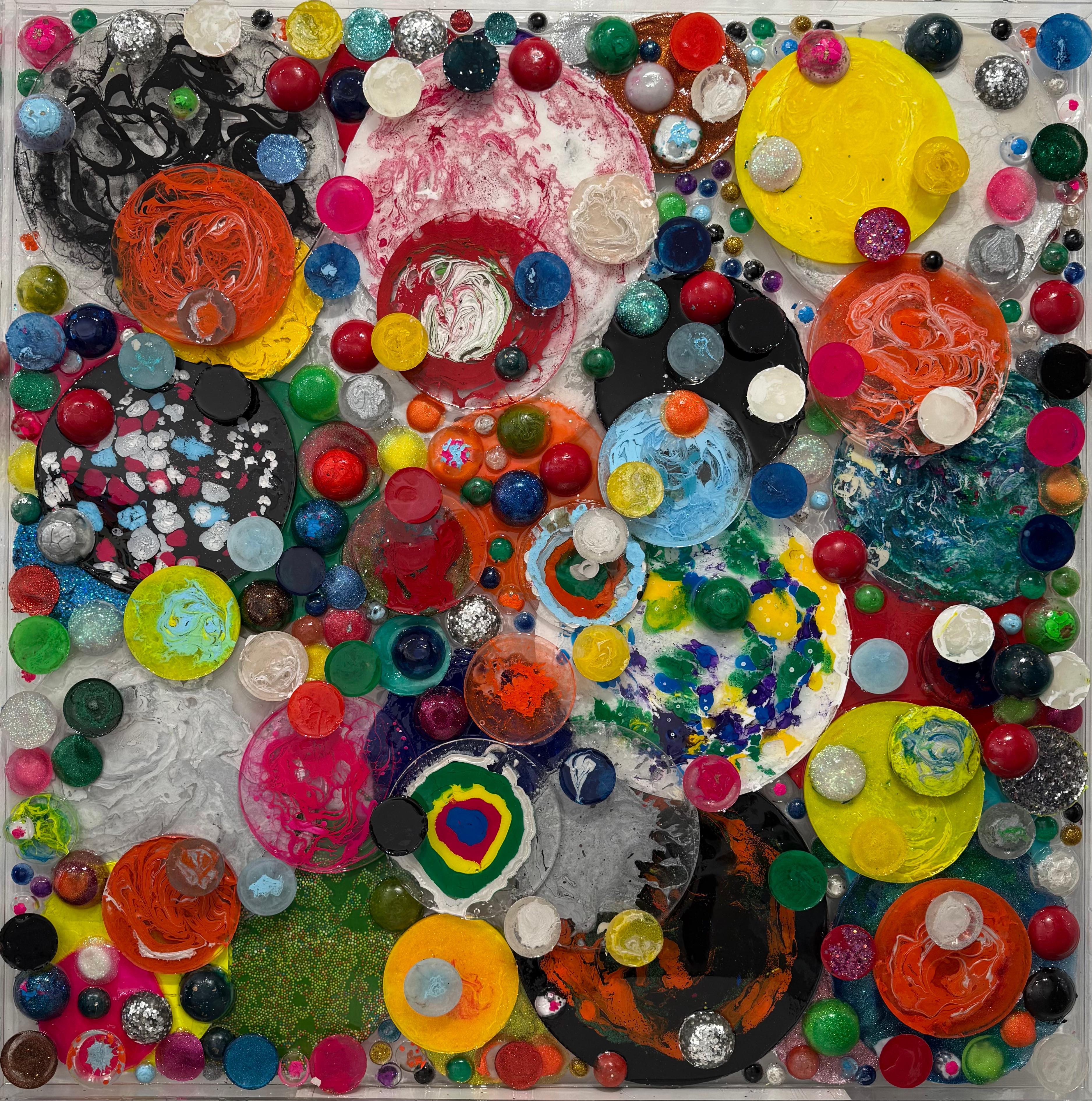 Whirling Vortex - Mixed Media Art by Haleh Mashian