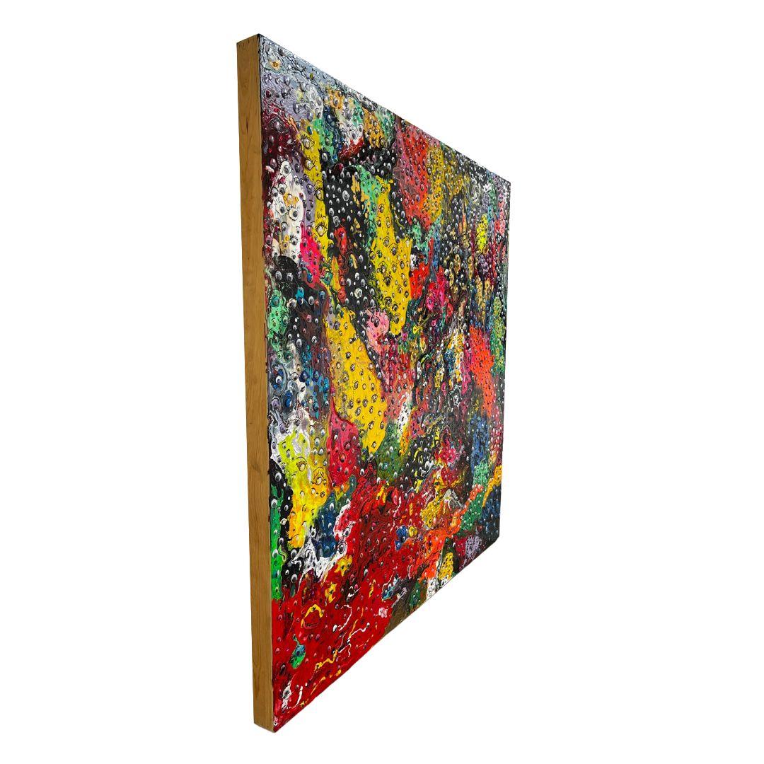 Großformatiges, mehrfarbiges, abstraktes expressionistisches Werk „Always Looking Outward“ im Angebot 1