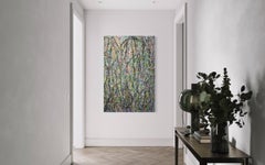 Primavera  Texturiertes Gemälde in Mischtechnik von Haleh Mashian