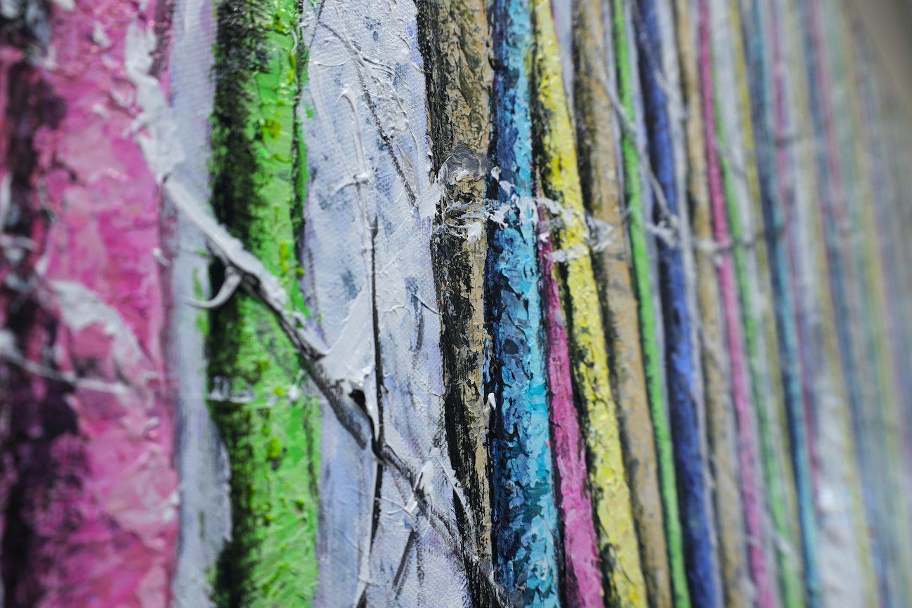 The Lush Winter - Painting by Haleh Mashian