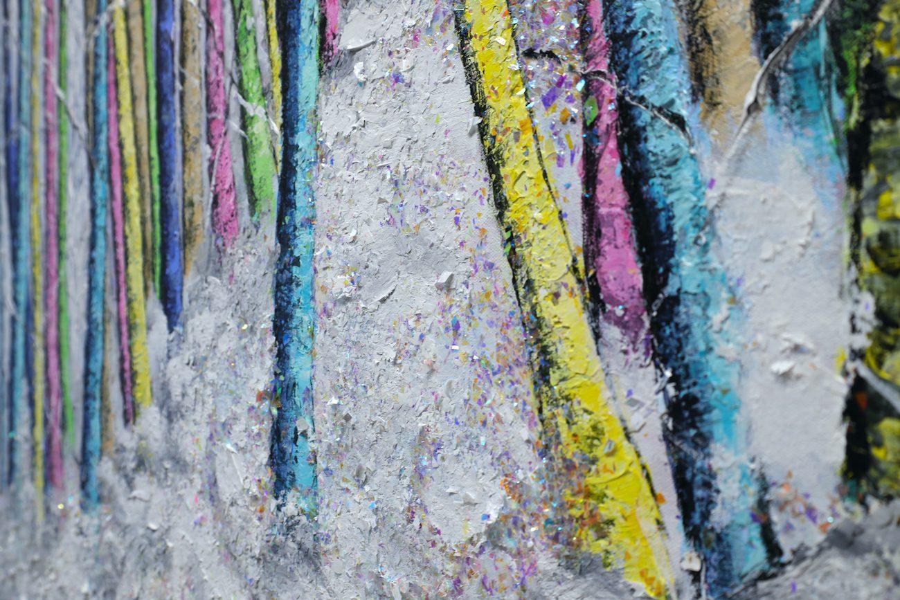 The Lush Winter - Contemporary Painting by Haleh Mashian