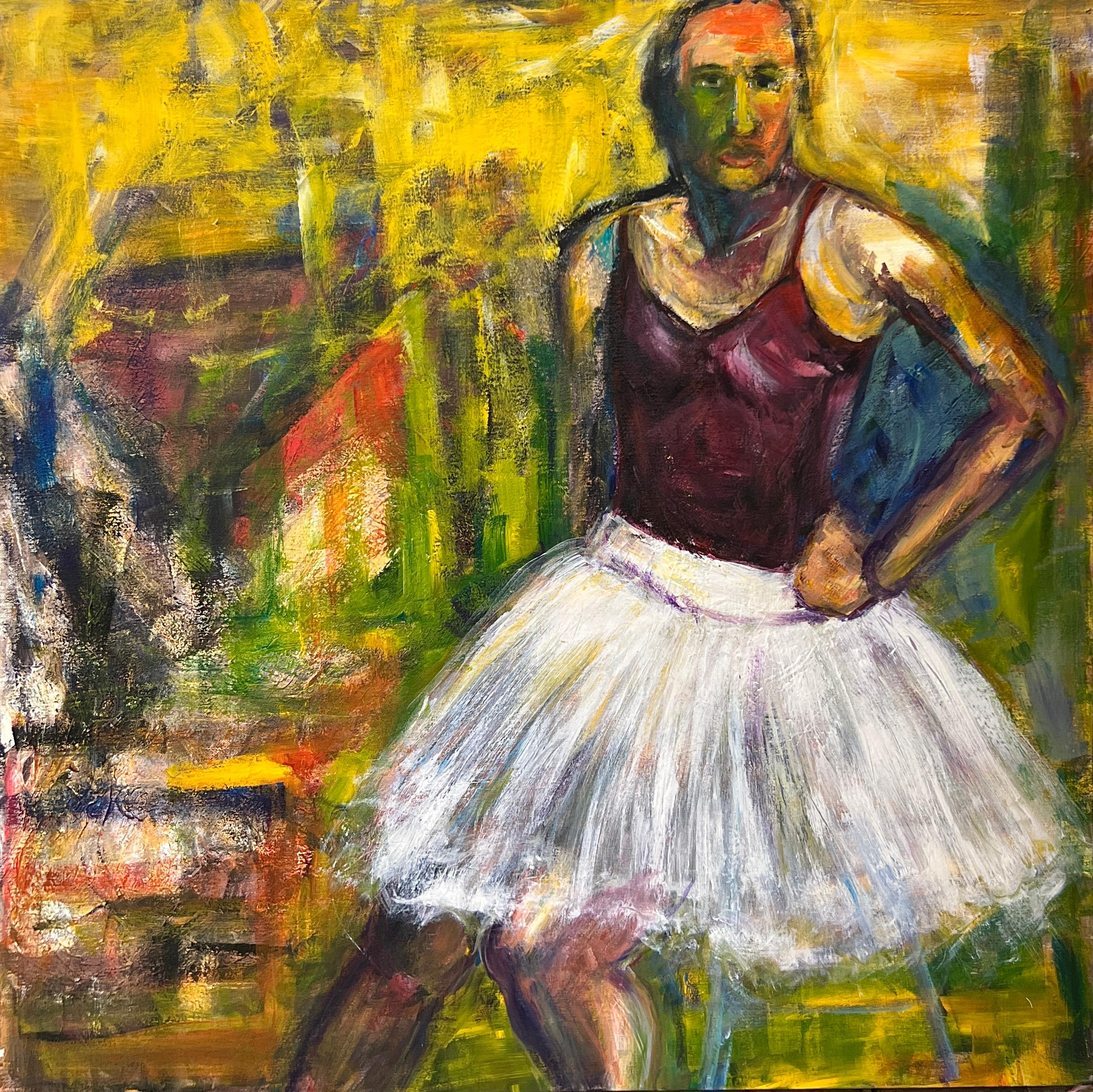 Figurative Painting di Haleh Mashian - Due Due