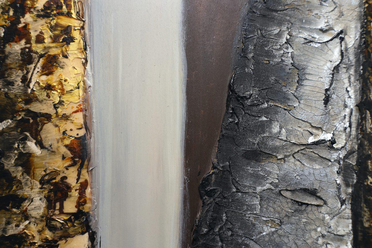 Veils of Nature - Contemporary Painting by Haleh Mashian
