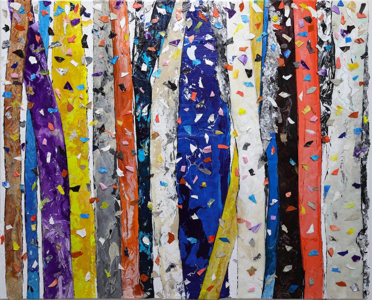 Haleh Mashian Landscape Painting - Whimsical Flow