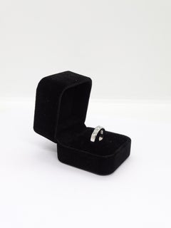 Half Alliance Ring with 8 carré cut diamonds - 1.56 cts