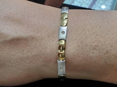 Half Carat 14k Two-Toned Diamond Tennis Bracelet