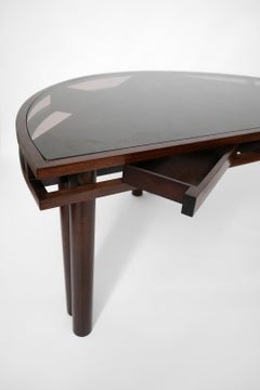 Half-circle desk, 1980s.