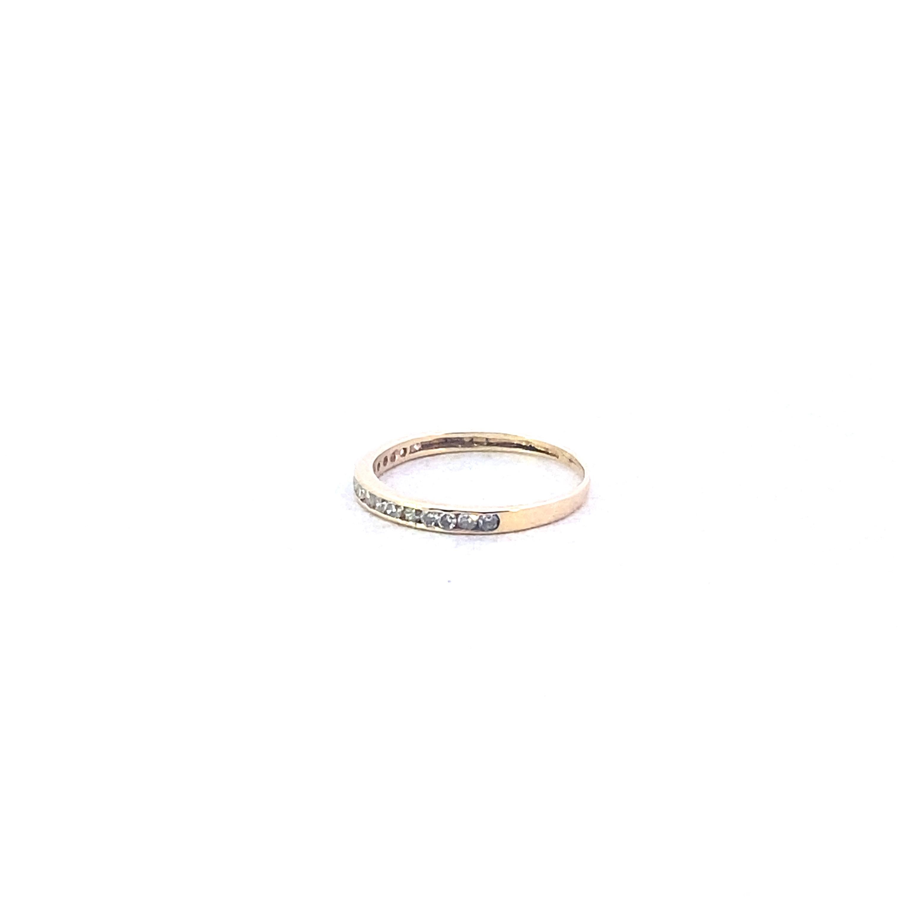 Half Eternity Diamond Band For Sale at 1stDibs
