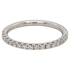 Used Half Eternity Diamond Ring in Platinum