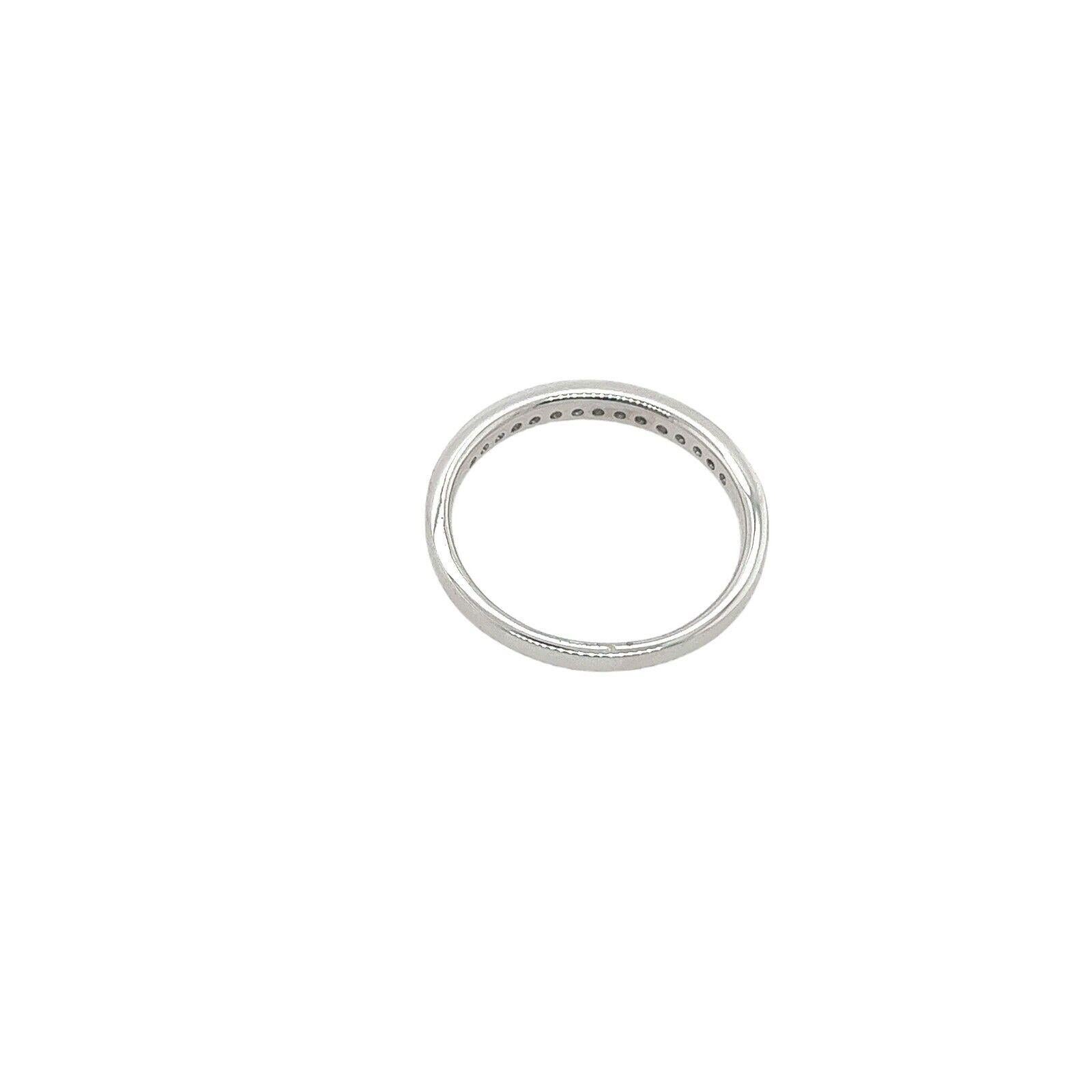 Round Cut Half Eternity Diamond Ring Set with 0.13ct G-H/SI in 9ct White Gold For Sale