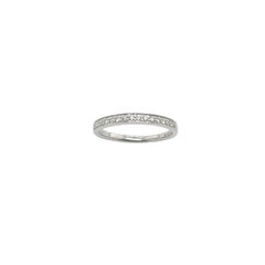 Half Eternity Diamond Ring Set with 0.13ct G-H/SI in 9ct White Gold