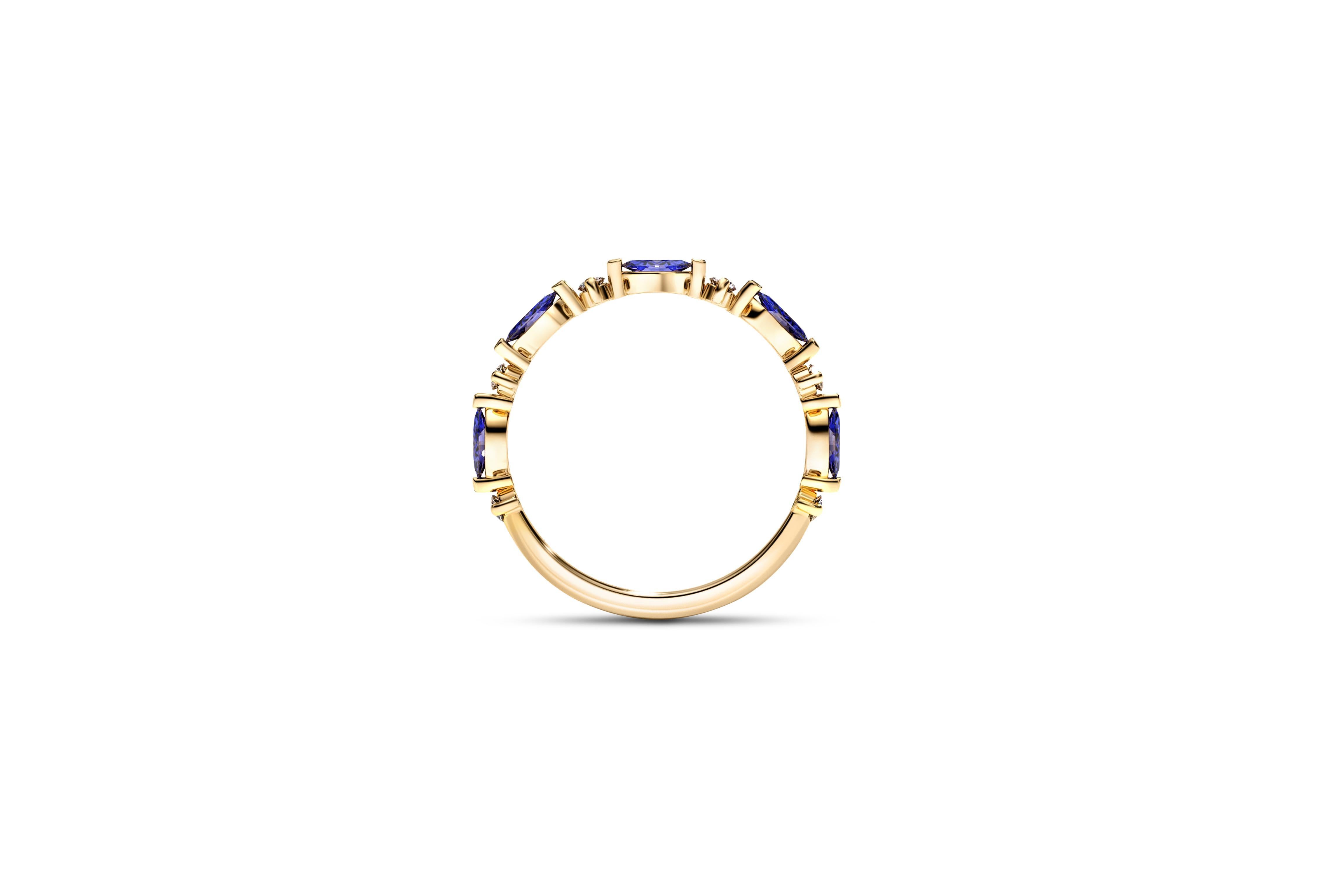 in vendita:  Anello mezza eternità marquise in oro 14k 4