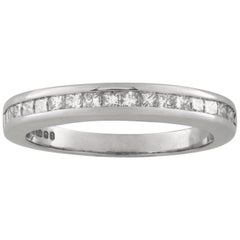 Half Eternity Princess-Cut Diamond Ring