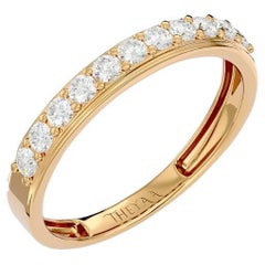 Half Eternity Wedding Ring in 18 Karat Gold