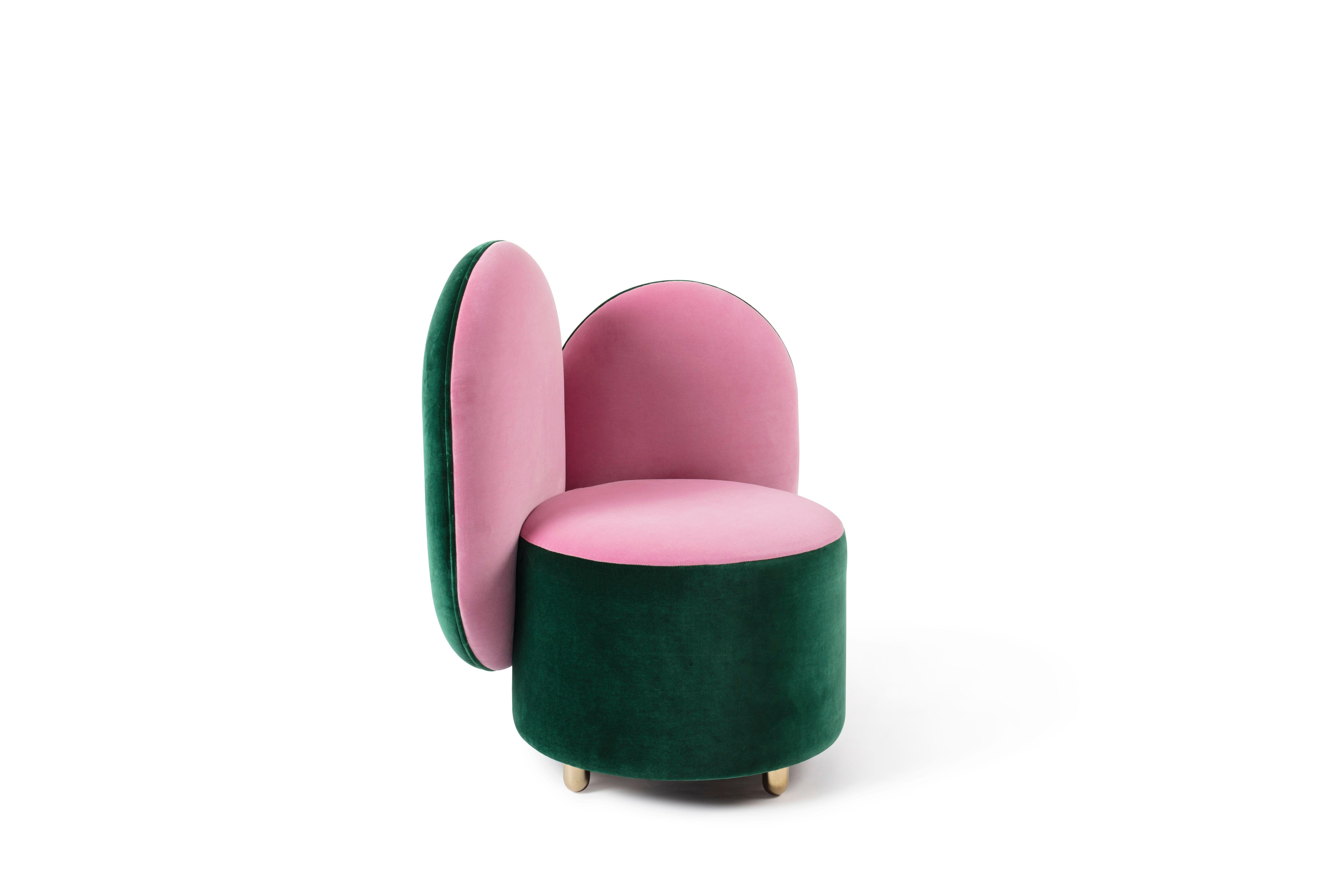 Half Half Armchair with Ottoman Designed by Thomas Dariel 6