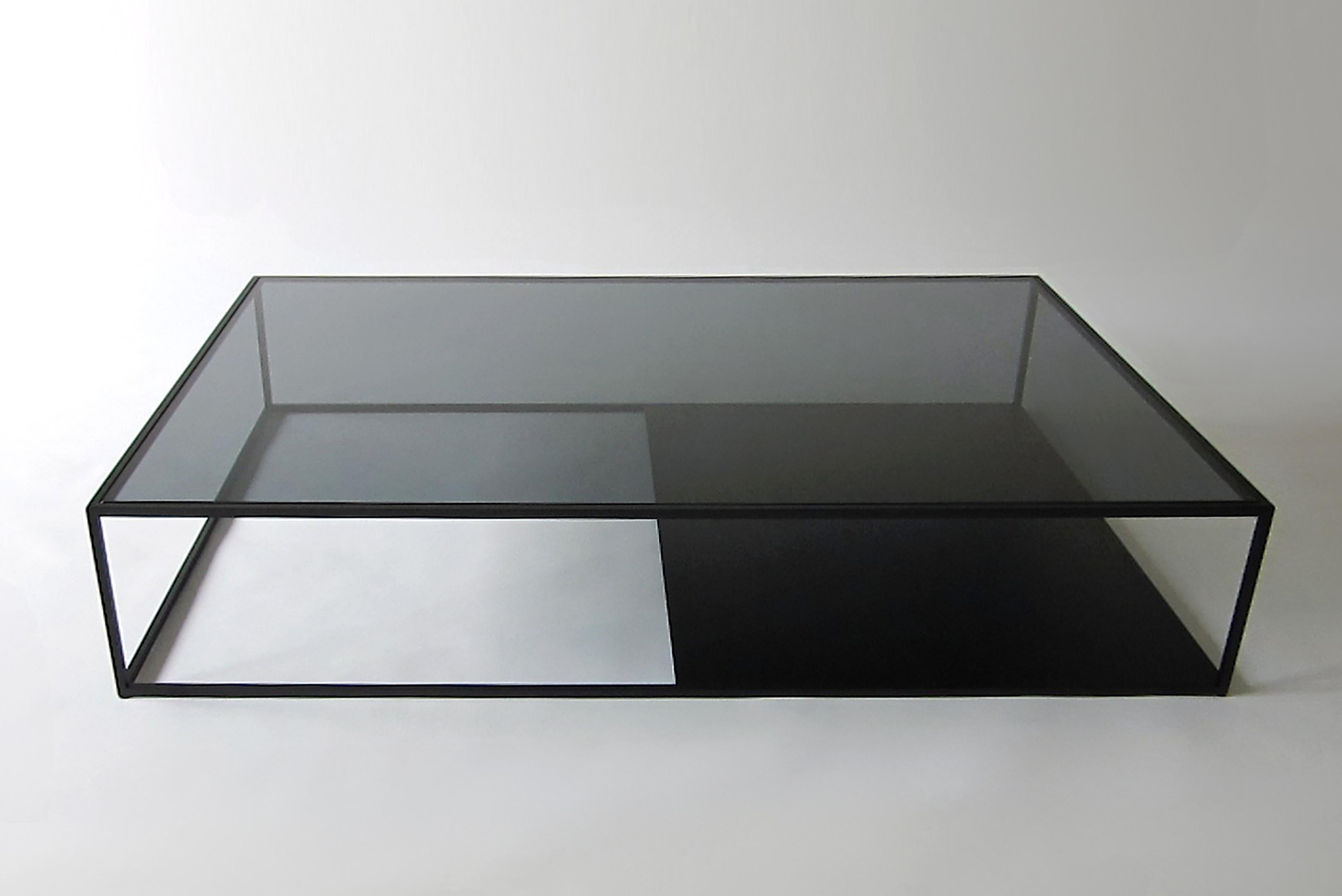 Metal Half & Half Version A Coffee Table by Phase Design For Sale