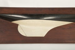 Half Hull Model of a Racing Yacht