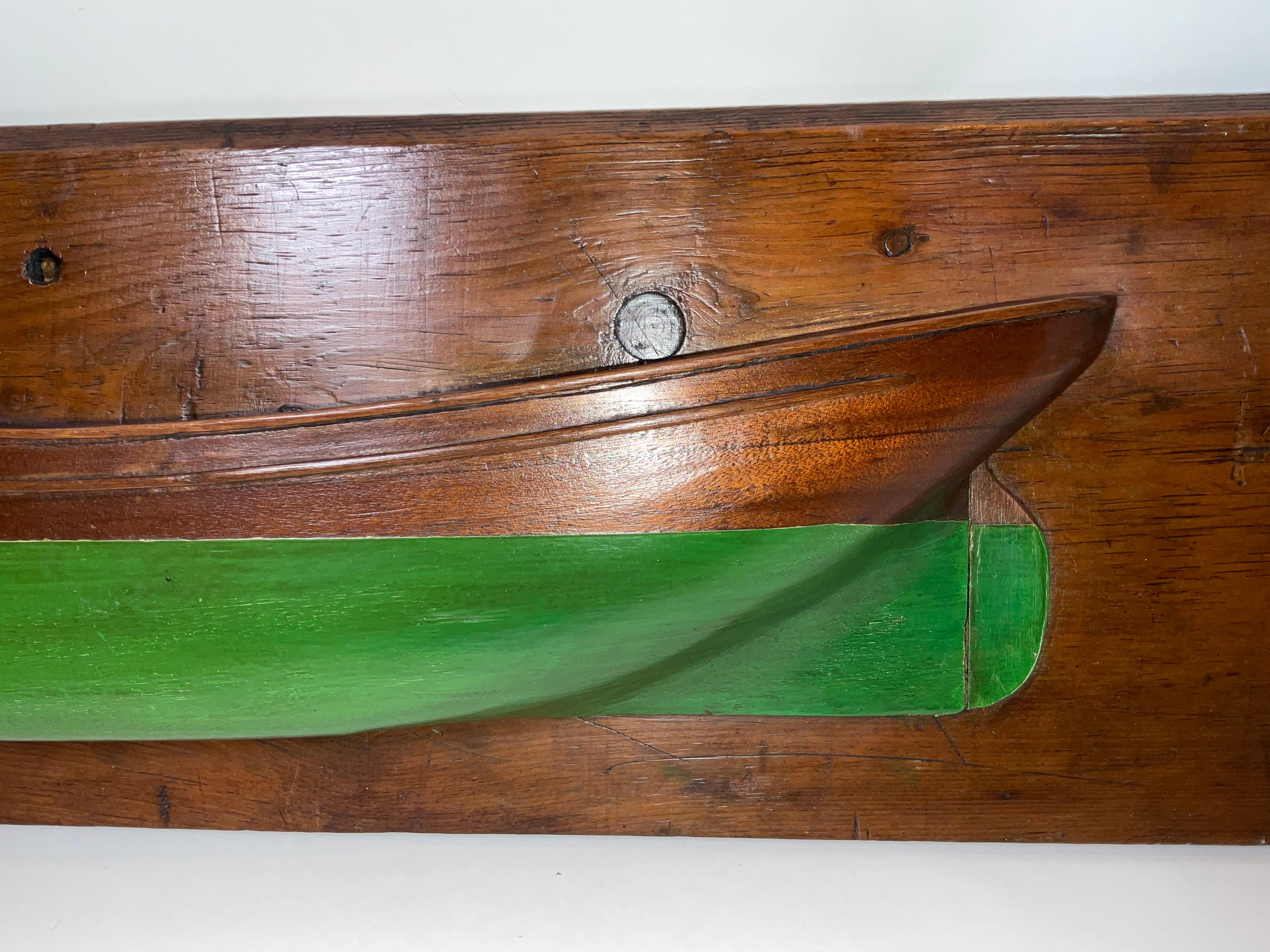 Bois Half Hull Model of an American Packet Ship en vente