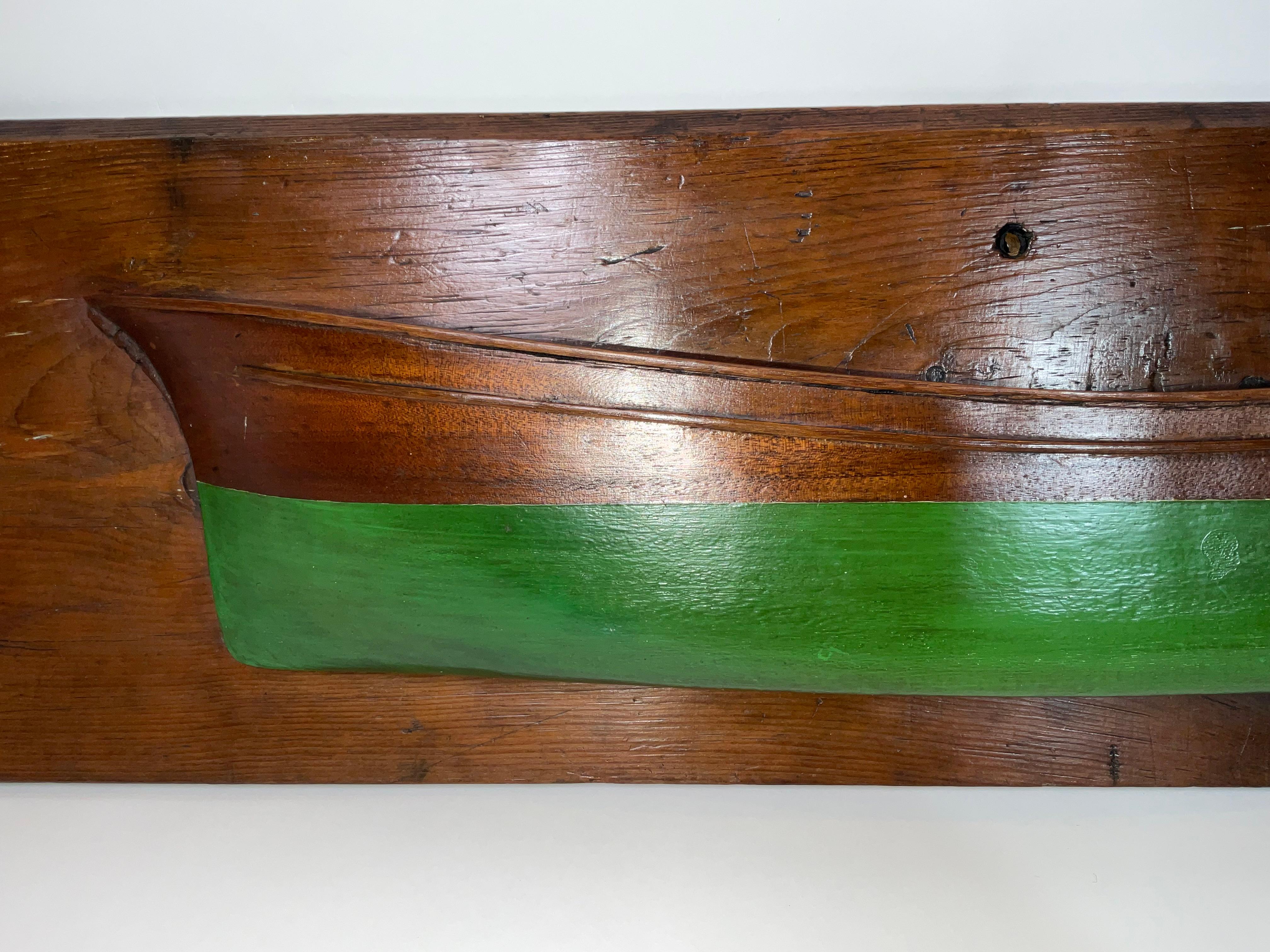 Half Hull Model of an American Packet Ship en vente 1