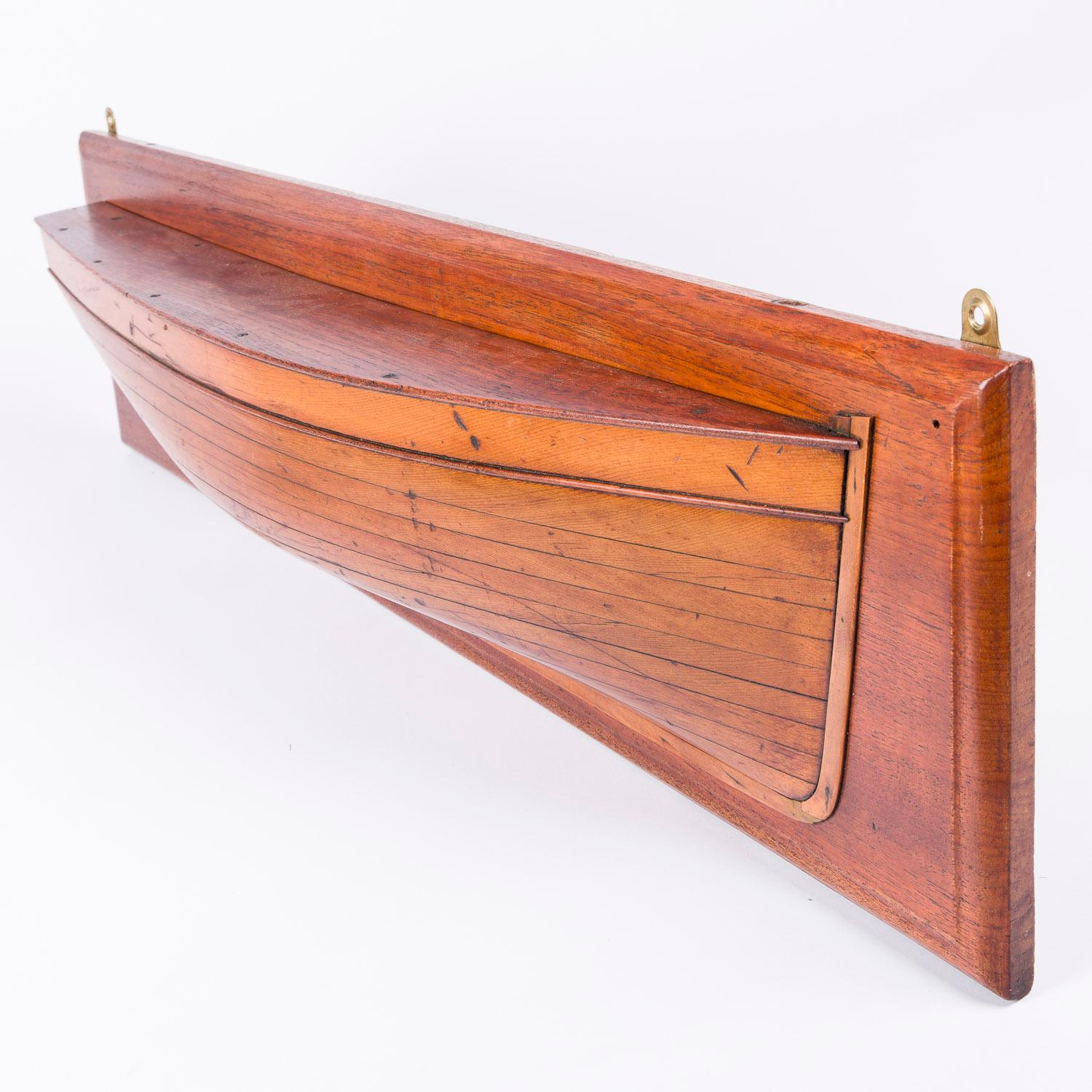 Half hull model of the starboard side of a Barque In Good Condition In London, GB