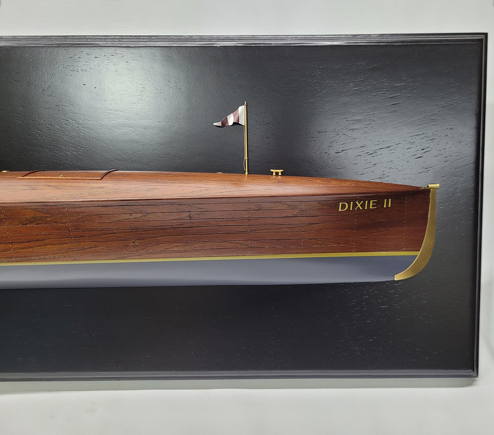 Modèle demi-modèle de la course de la Coupe d'or DIXIE II Excellent état - En vente à Norwell, MA