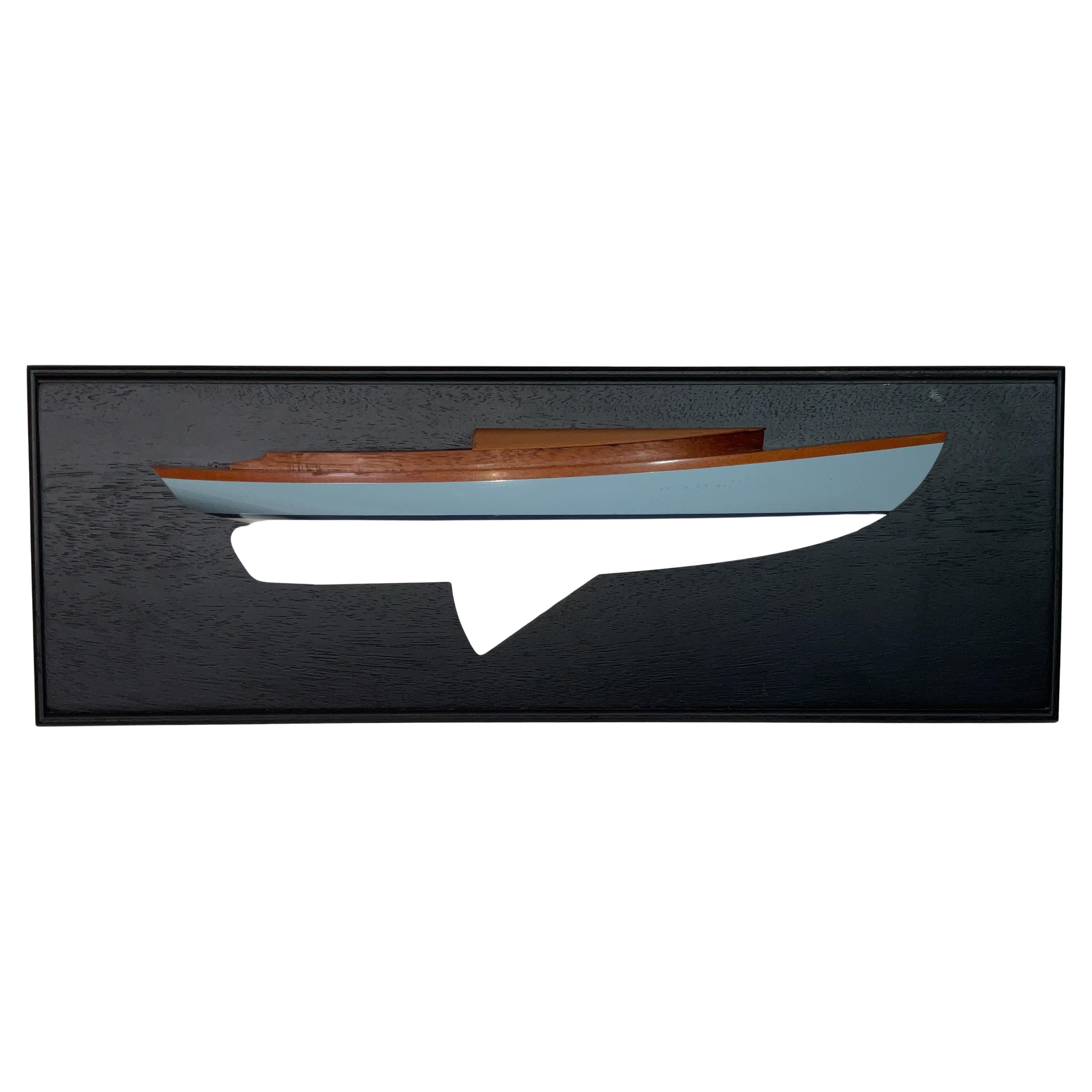 Half Model of the Herreshoff Yacht Pleasure