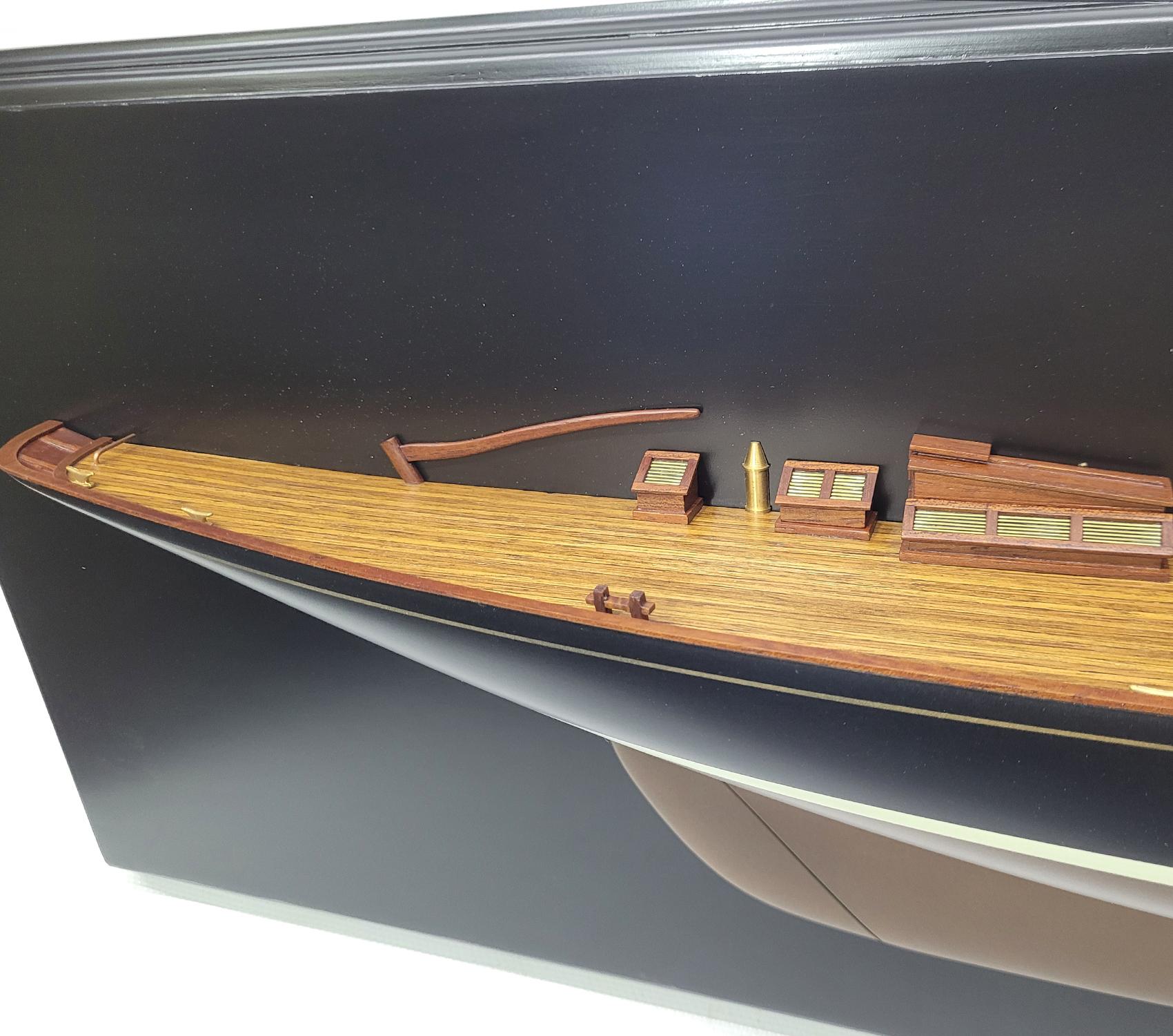 Half Model of the King’s Yacht Britannia For Sale 4