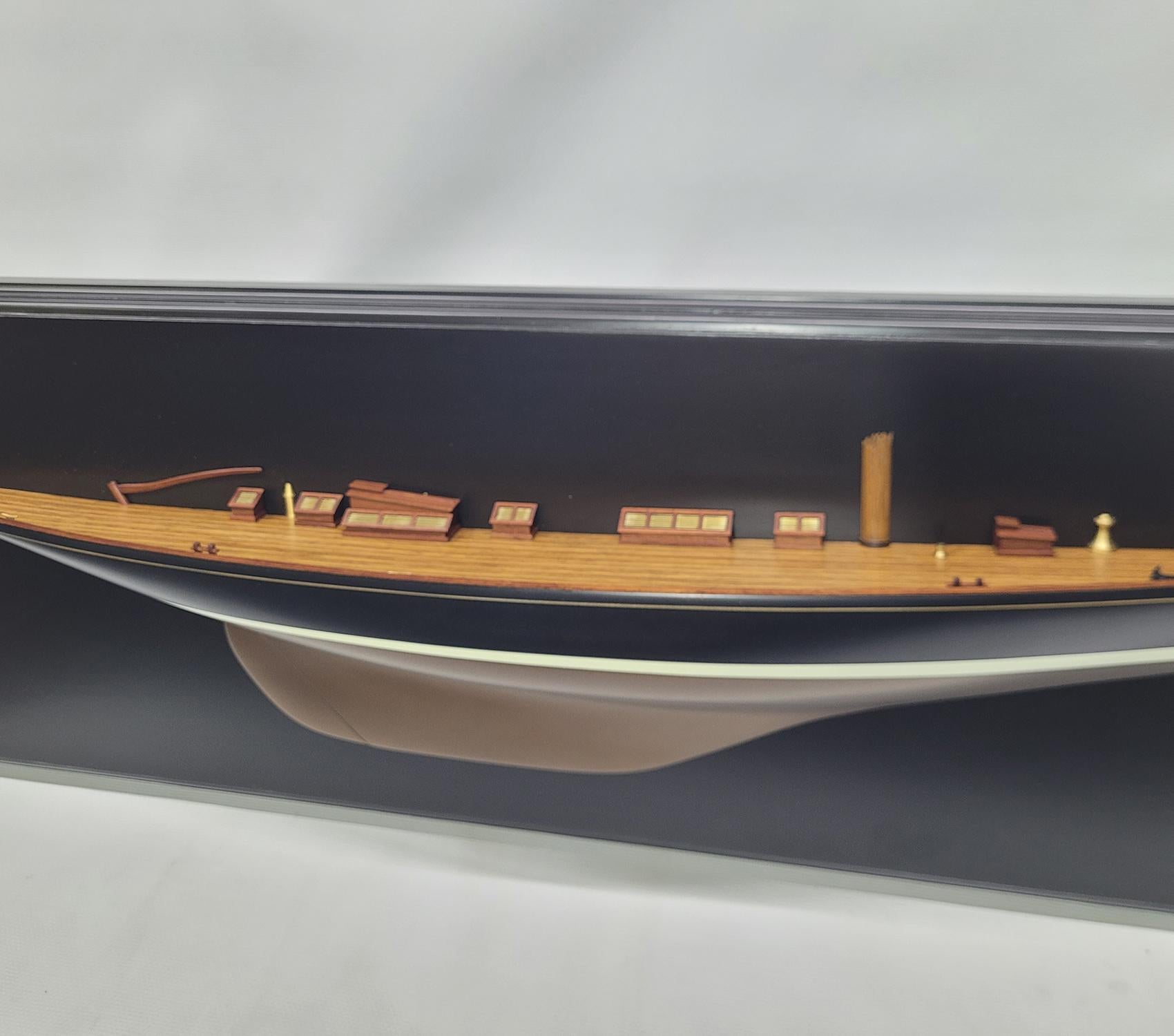Half Model of the King’s Yacht Britannia For Sale 8