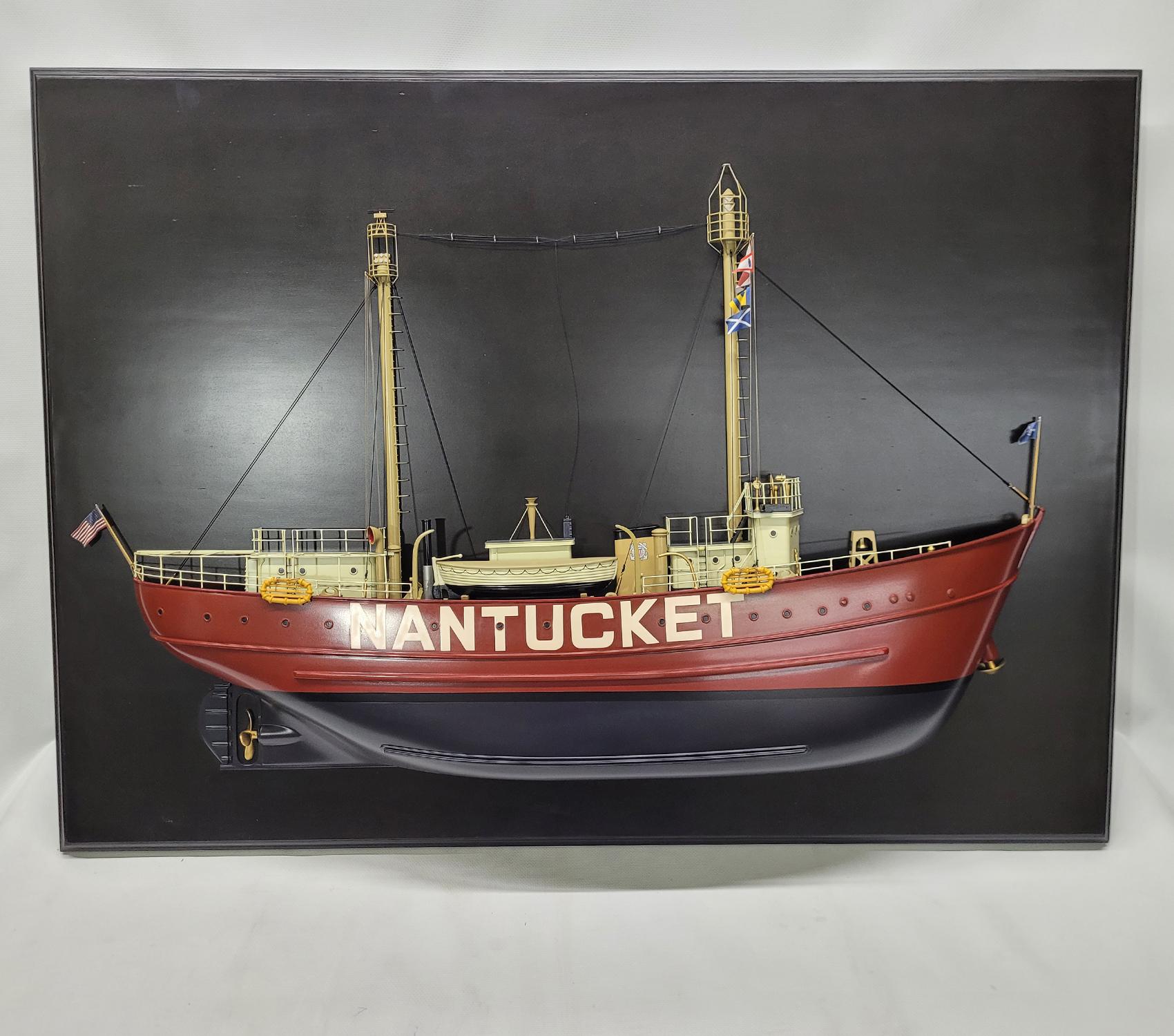 A display model of the Nantucket Lightship