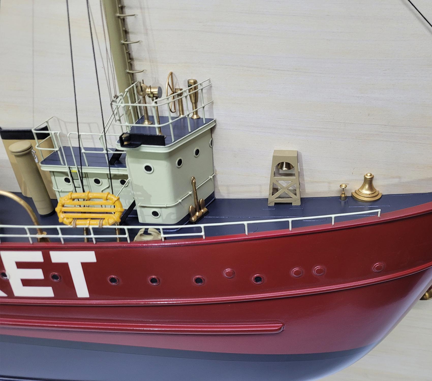 Half Model of the Lightship Nantucket In New Condition In Norwell, MA