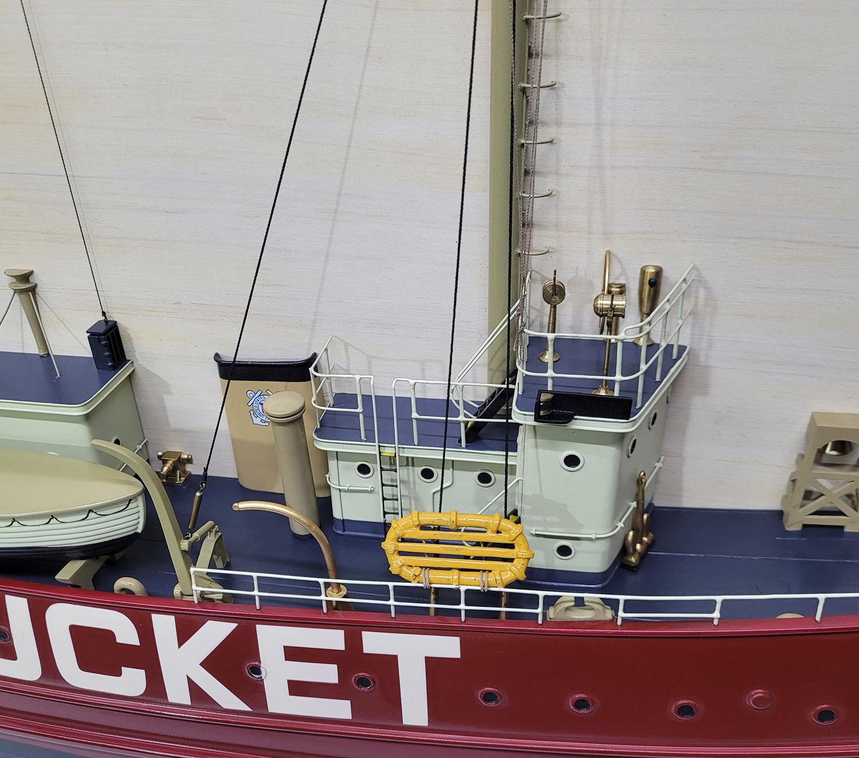 Contemporary Half Model of the Lightship Nantucket