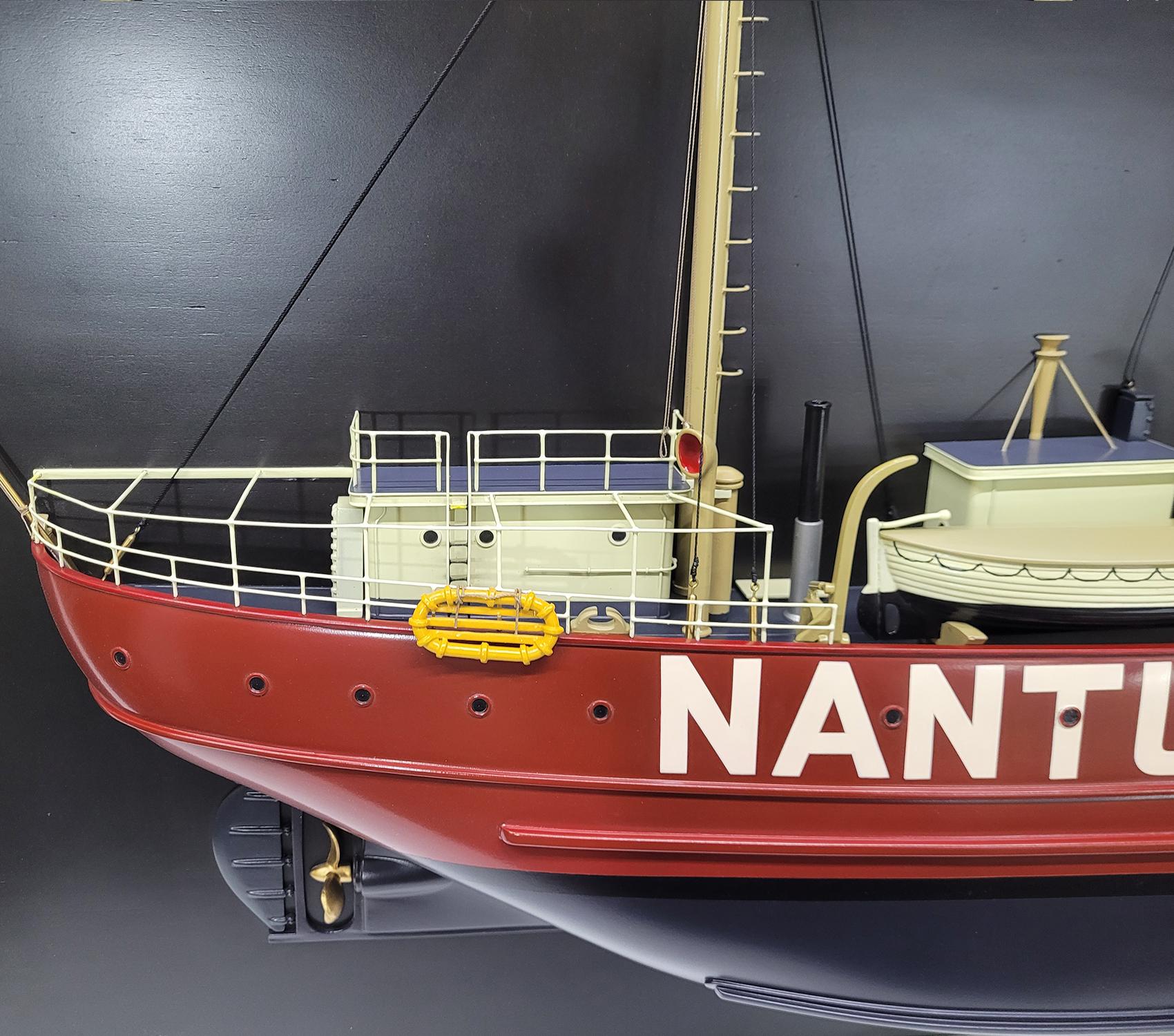 Wood Half Model of the Lightship Nantucket For Sale