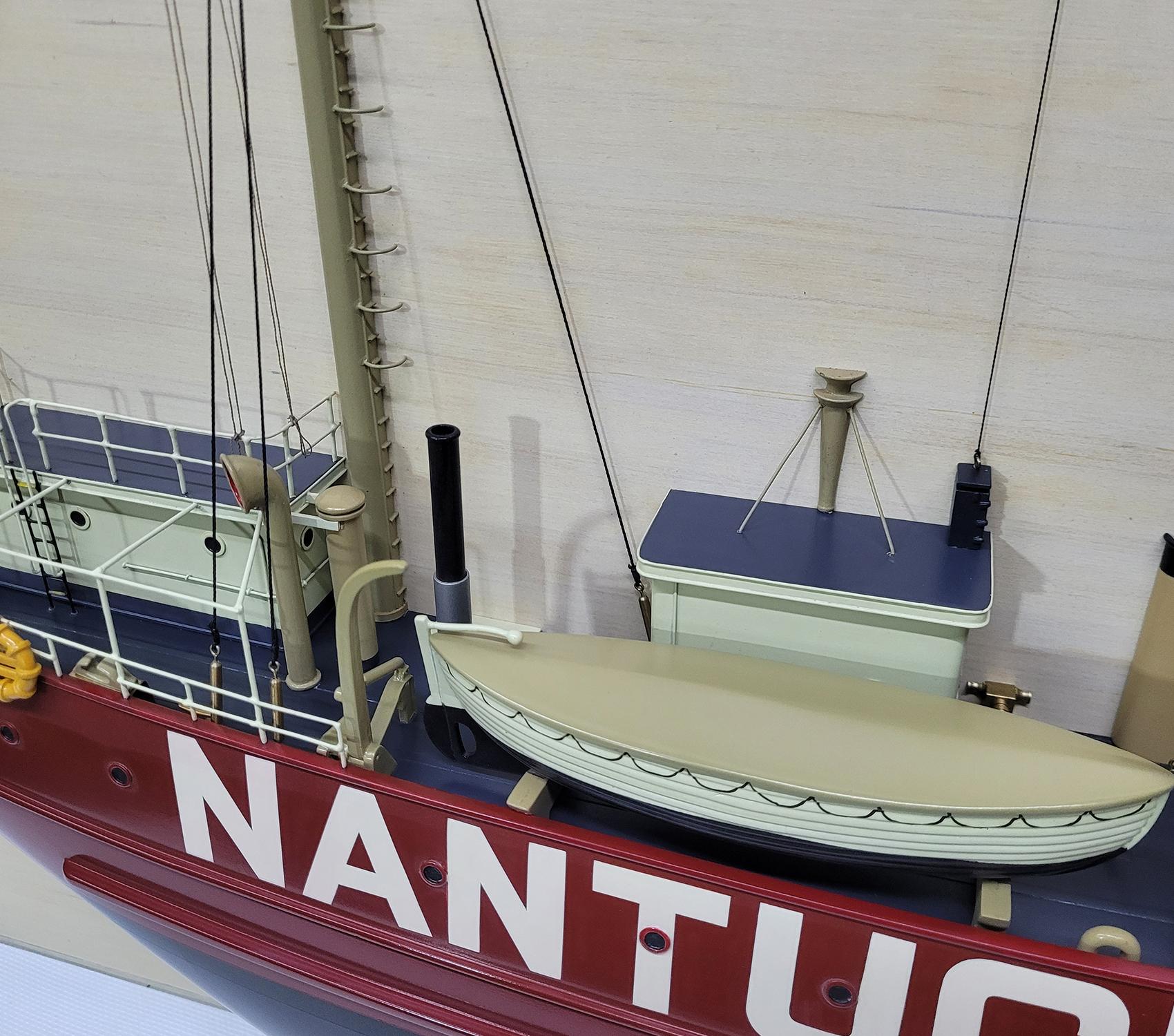 Wood Half Model of the Lightship Nantucket