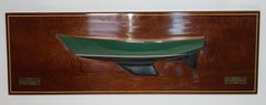 Half Model of the Sailing Yacht Hornet Carved by James Nash