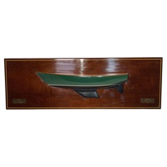 Half Model of the Sailing Yacht Hornet Carved by James Nash