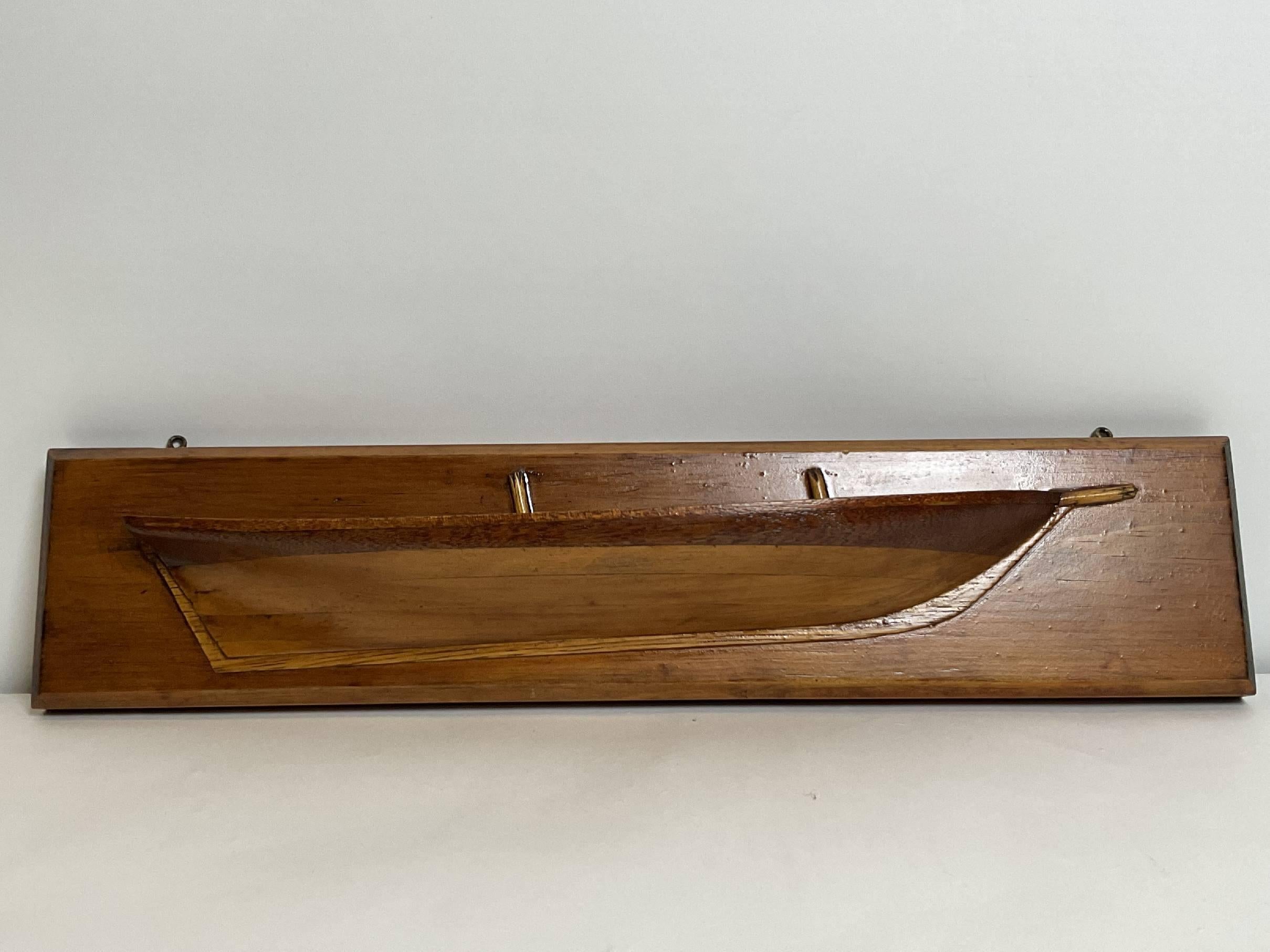 Late 20th Century Half Model Of The Topsail Schooner Swift