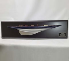 Half-Modell der Yacht Endeavor, Silber