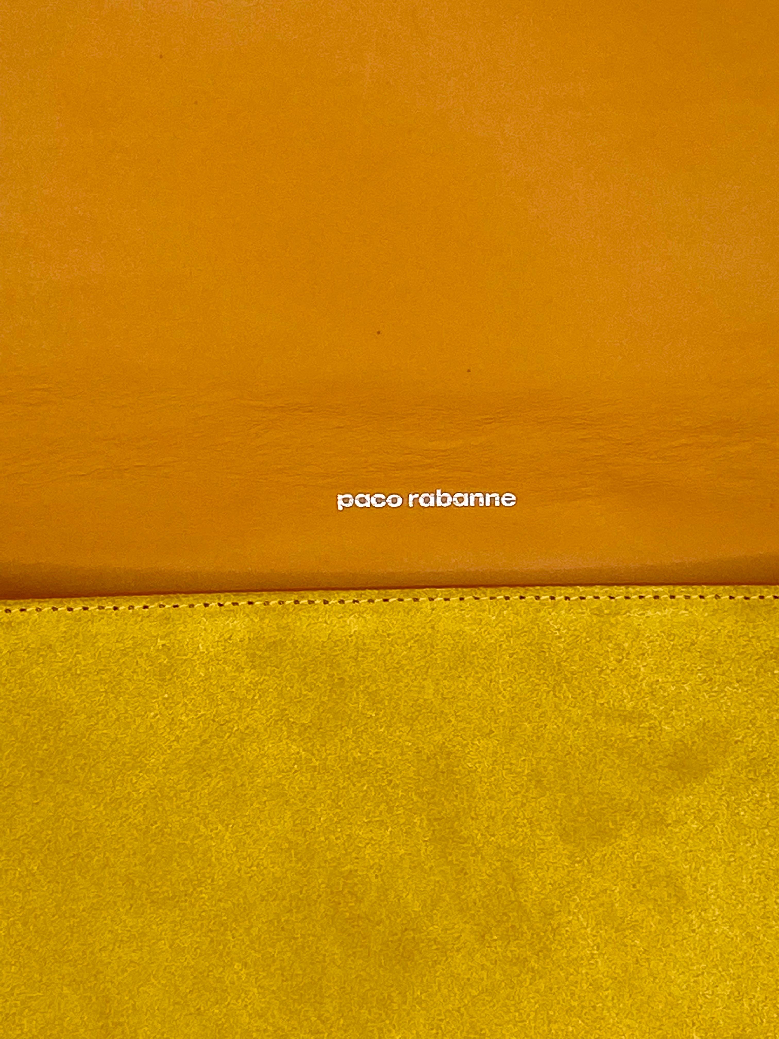 Women's or Men's Half-moon bag Paco Rabanne in suede 