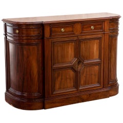 Half-Moon Buffet in Mahogany, circa 1900