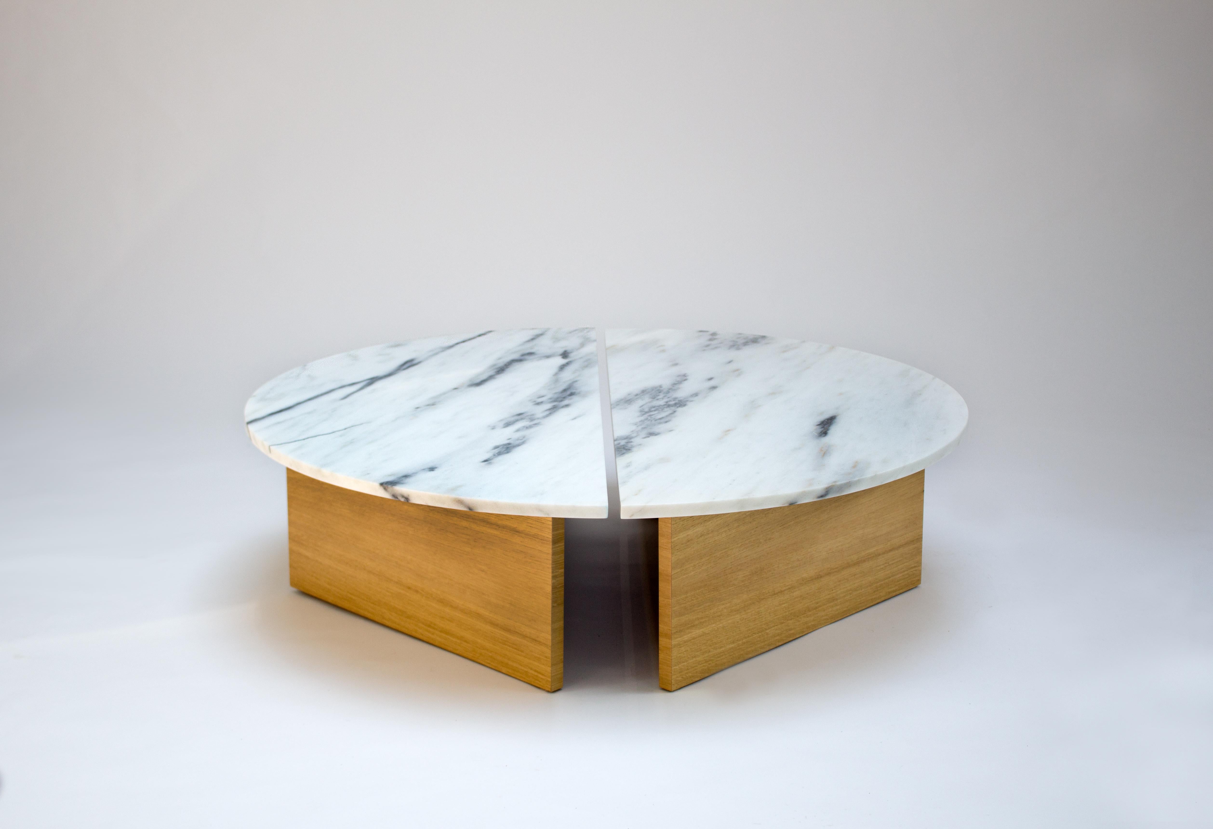 half moon shaped coffee table