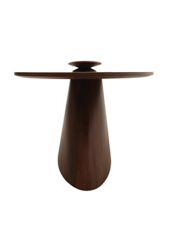 Half Moon Dining Table by MAJJ Studio in Walnut Wood, Organic Modern