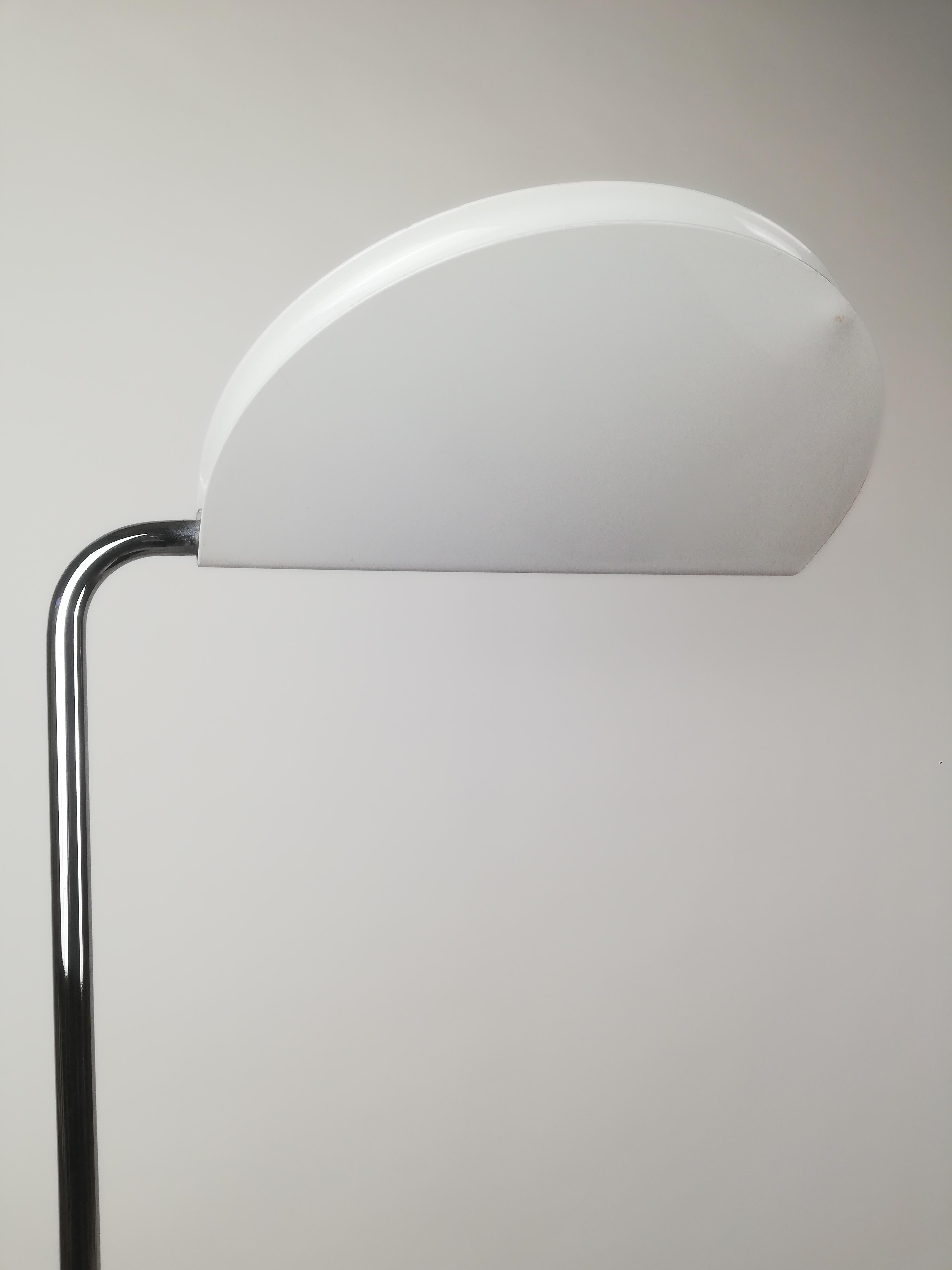 Lampadaire Half Moon conçu par Bruno Gecchelin pour Skypper, Italie, 1970 en vente 7