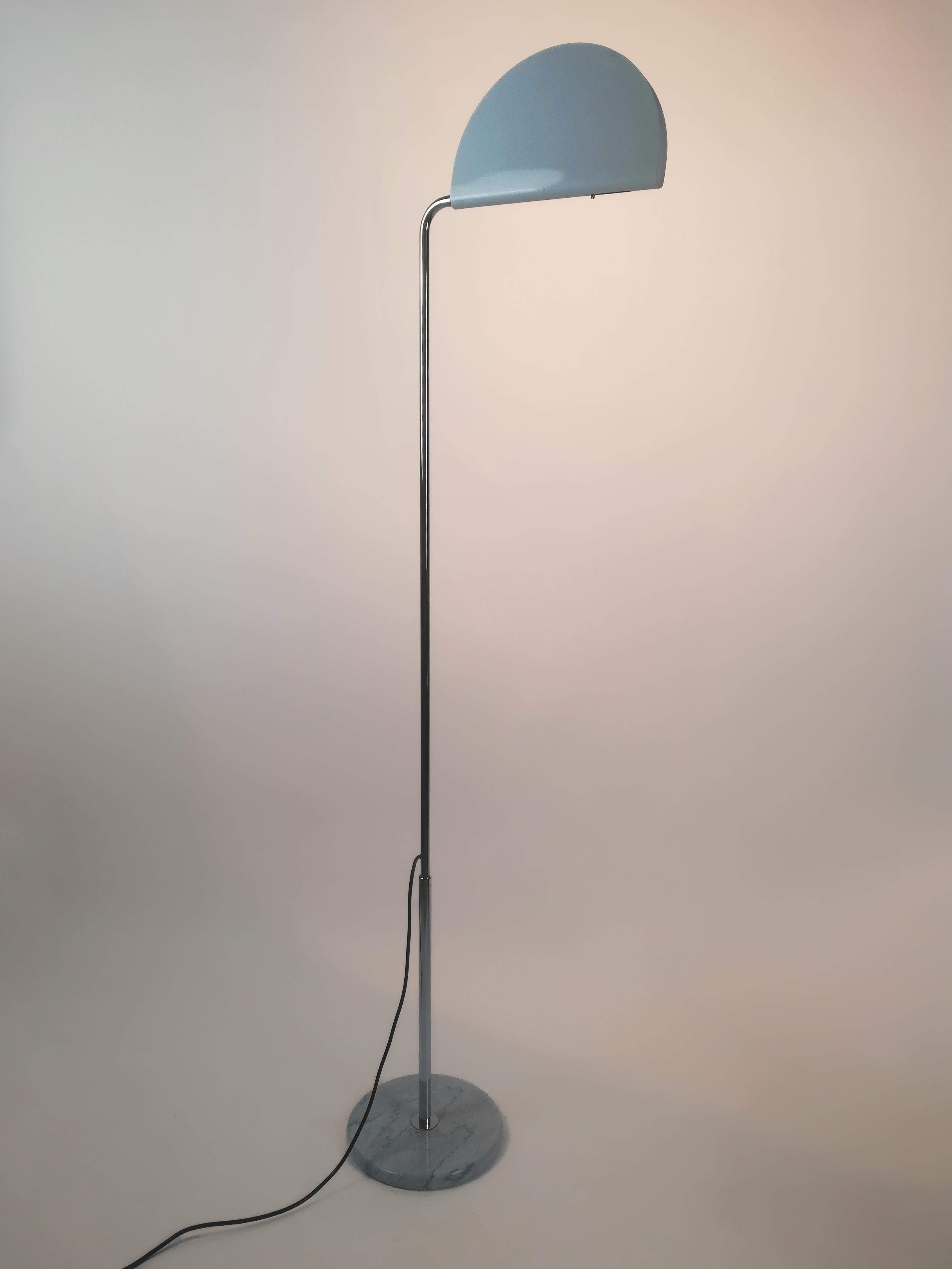 Stehlampe „Half Moon“ entworfen von Bruno Gecchelin für Skypper, Italien, 1970er Jahre im Angebot 11