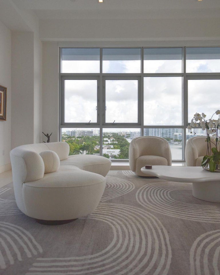 Half Moon Large Rug by Art and Loom For Sale at 1stDibs half moon rug large, crescent shaped