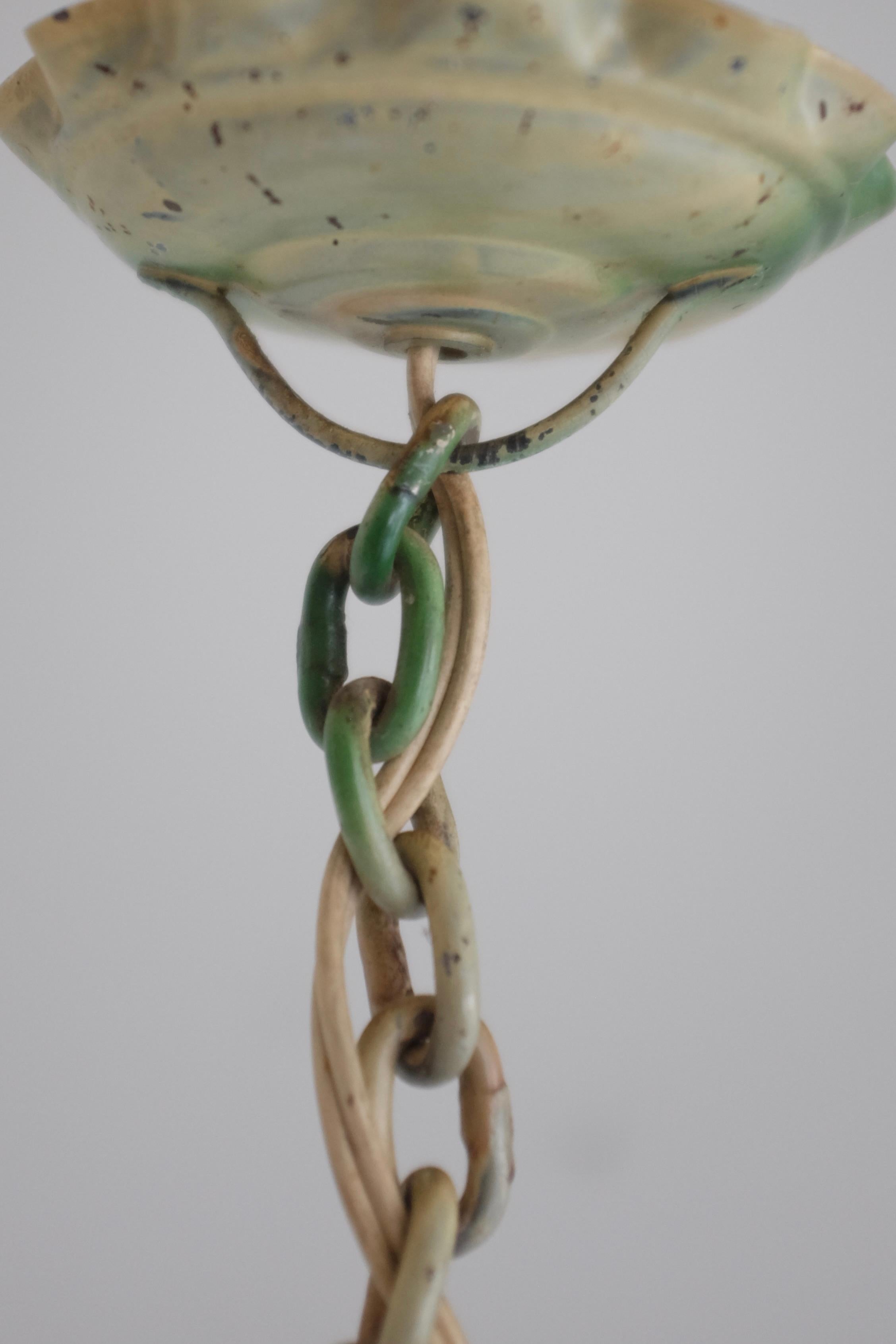 Ciondolo da esterno decorato con foglie a mezza luna In condizioni buone in vendita a New York, NY