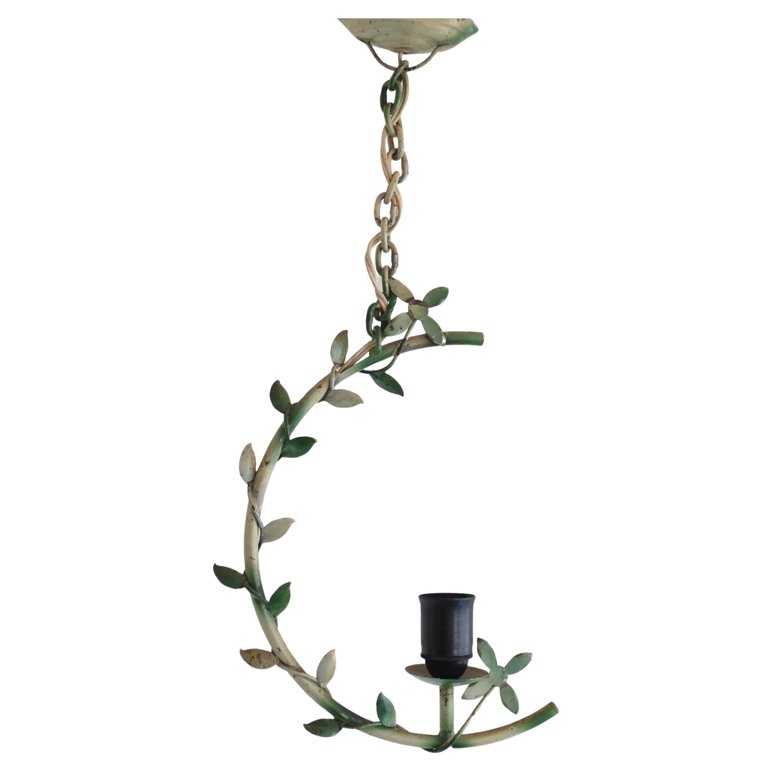 Ciondolo da esterno decorato con foglie a mezza luna